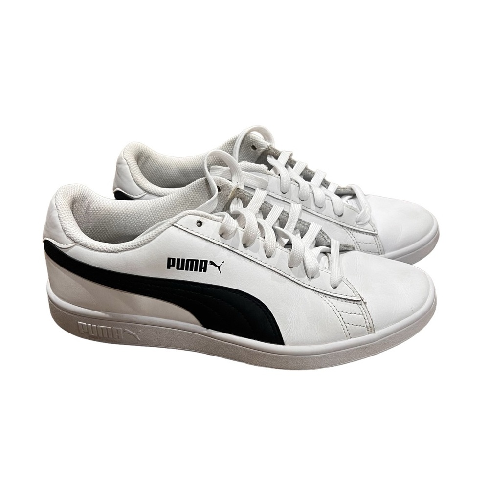 Puma White & Black Sneakers Size 9